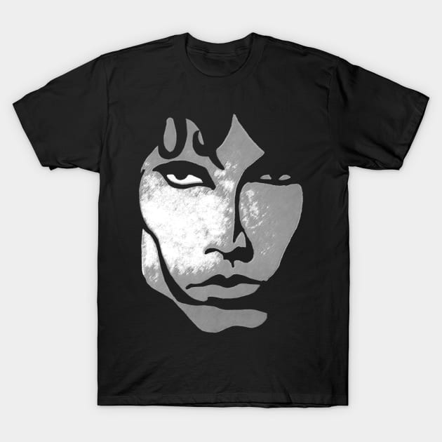 Jim Morrison The Doors T-Shirt by LosFutbolko